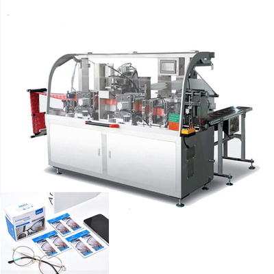 PLC Control Wet Wipes เครื่องบรรจุภัณฑ์การใช้พลังงานต่ำ, เครื่องทำเนื้อเยื่อเปียกแบบกำหนดเอง