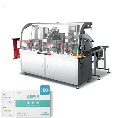เครื่องทำแผ่นแอลกอฮอล์อัตโนมัติความเร็วสูง 100 มม. ใช้งานง่าย