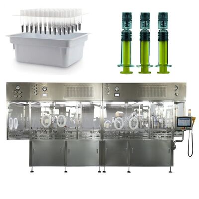 เครื่องเติมฉีด RTU ที่เต็มล่วงแบบด้วยอัตโนมัติความเร็วสูง สําหรับการผลิตแบบไร้สาระ