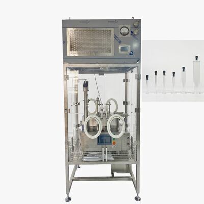 เครื่องเติมยากระปุกและฉีดยาที่เต็มล่วงหน้า พร้อมหมวกกระบวนการกระจาย