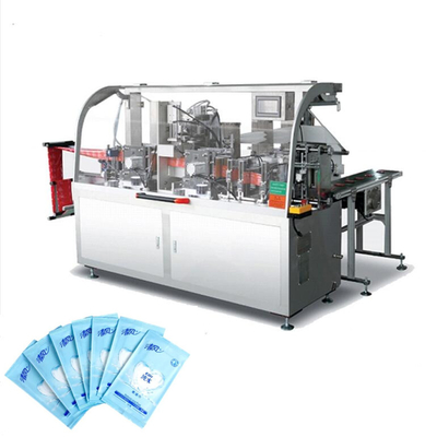 เครื่องบรรจุเนื้อเยื่อเปียกความจุสูงควบคุม PLC การรับรอง CE, เครื่องบรรจุผ้าเช็ดทำความสะอาดเปียกอเนกประสงค์