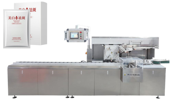 AISI 304 เครื่องบรรจุกล่องอัตโนมัติ PLC ควบคุม 120 กล่อง / นาที