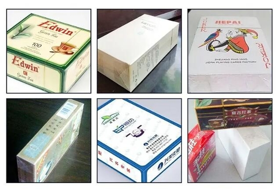 เครื่องห่อกระดาษแก้วชนิดเทปฉีกขาดพร้อมฟิล์ม BOPP