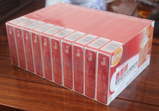 PVC BOPP Film บุหรี่เครื่องห่อกระดาษแก้วให้อาหารอัตโนมัติ