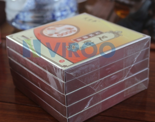 PVC BOPP Film บุหรี่เครื่องห่อกระดาษแก้วให้อาหารอัตโนมัติ