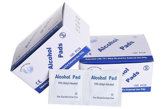 เครื่องบรรจุแอลกอฮอล์ 47 * 50 มม. 1000 ชิ้น / นาที Automatic Medical