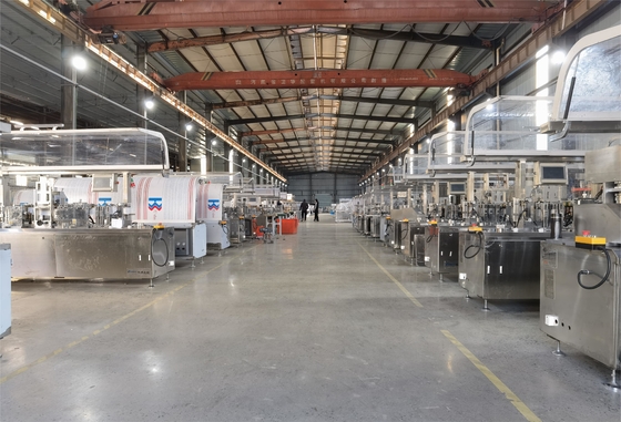 PLC ควบคุมอัตโนมัติเครื่องบรรจุซองเดียวทิชชู่เปียก, เครื่องบรรจุแอลกอฮอล์ Swabs