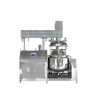 Homogenizer สูญญากาศพร้อมเครื่องจักรถังสำหรับการผลิตเครื่องผสมอิมัลซิไฟเออร์ Homogenizer เครื่องสำอาง
