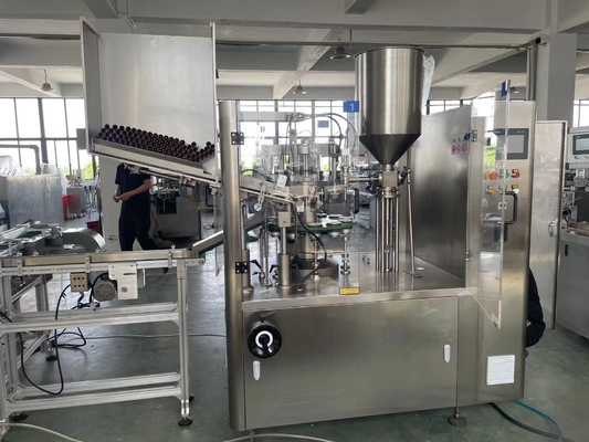 PLC เติมเต็ม ปิดท่อ เติมและเครื่องปิดความร้อนสําหรับ 5-250ml