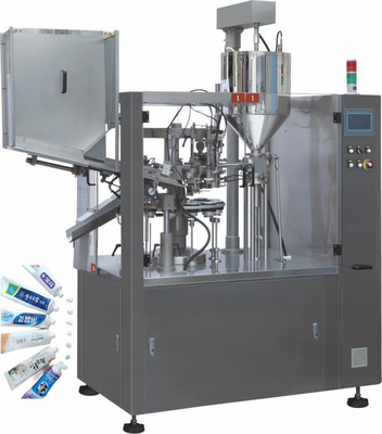 อัตโนมัติ อลูมิเนียม / โลหะ / พลาสติก / วัสดุประกอบ Tube Filler Sealer สําหรับเครื่องสําอางอาหารประจําวัน