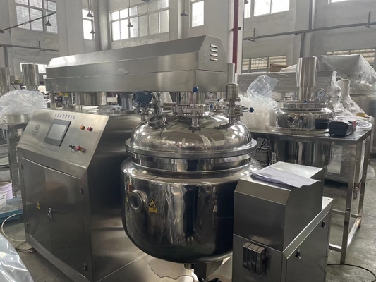 เครื่องทําสบู่เหลวทางเคมี เครื่องผสม homogenizer เครื่องทําความสะอาด เครื่องทําความร้อน สแตนเลส