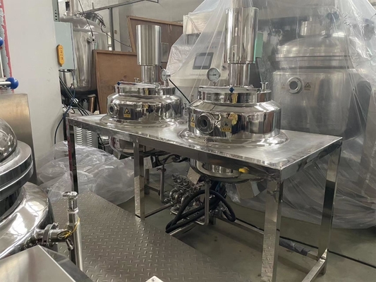 เครื่องผสมความเปียก เครื่องผสมแป้ง homogenizer ถังผสมแป้ง เครื่องผลิตน้ํายาและครีมสําหรับร่างกาย