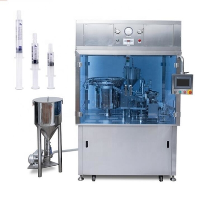 อัตโนมัติกระจกพลาสติก Prefilled Syringe เติม Plugging ปิด Capping เครื่องสําหรับการแพทย์