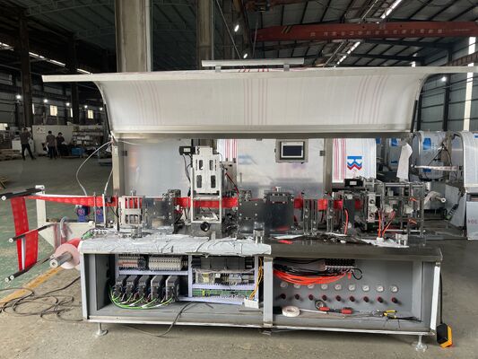 เครื่องบรรจุเนื้อเยื่อเปียกใบเดียวอัตโนมัติ 3/4 ด้านปิดกระเป๋าบรรจุเครื่องสําหรับโรงแรม