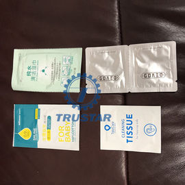 120bags / Min Wet Wipes เครื่องบรรจุภัณฑ์ OPP Film เครื่องเช็ดแอลกอฮอล์
