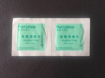 เครื่องดื่มแอลกอฮอล์เช็ดเปียกแผ่นบรรจุภัณฑ์ด้วย 8 ภาษาควบคุม PlC