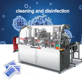แผ่นแอลกอฮอล์ BOPP Film Wet Wipes Machine, เครื่องบรรจุผ้าเช็ดทำความสะอาดแบคทีเรีย