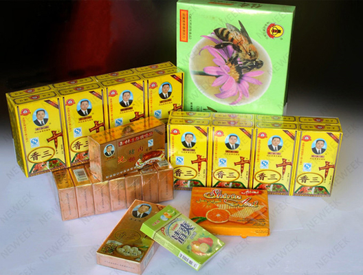 เครื่องปิดบรรจุภัณฑ์ 3 มิติโปร่งใส OPP หนังบันทึกกระดาษเซลโลฟานสบู่